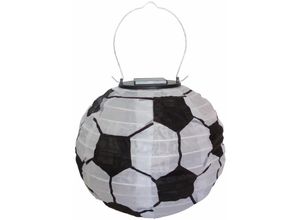 4251699819664 - Solar-Lampion Fußball Ø20cm led Papierlaterne Lampenschirm Laterne Garten Party - Buri