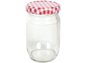 4251699821353 - Buri - Einmachglas 720ml Vorratsglas Einweckglas Konservenglas Schraubdeckel kariert