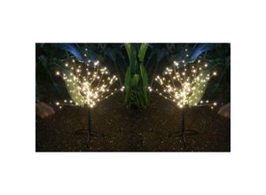 4251699822138 - Buri - 2x led Lichterbaum 100cm Leuchtbaum Dekobaum Gartendeko Weihnachtsdeko warmweiß