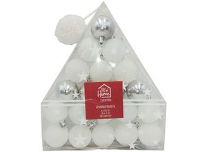 4251699824316 - Buri - Weihnachtsbaumkugeln 20er-Set 4cm Christbaumschmuck Weihnachtsdeko Baumschmuck