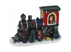 4251699828598 - Weihnachtszug mit bunten LEDs Weihnachtsdeko Eisenbahn Dampflok Weihnachtsfigur