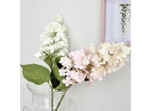 4251699835732 - Buri - 12 x Hortensie Künstliche Kunstpflanzen Blumen Innendekoration Wohnzimmer Bad