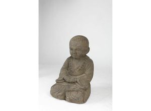 4251699836180 - Shaolin Buddha h 45cm aus Beton Deko Statue Figur Skulptur Buddhafigur - Buri