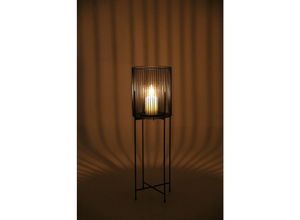 4251699836302 - Koopman - Windlicht mit Glaseinsatz 63cm Kerzenständer Kerzenhalter Blumentopfhalter Deko