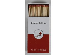 4251699837033 - Buri - 25x Streichhölzer 50 Stück Zündholz Schachteln Holz Feuerzeug Ofen Kamin Grill