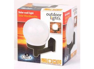 4251699841191 - Buri - Solar Wand Leuchte led Kugel Dekoration Licht Außenbereich Garten Beleuchtung