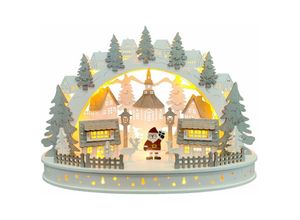 4251699847537 - LED Winterlandschaft aus Holz Weihnachtslandschaft Weihnachtsdeko beleuchtet