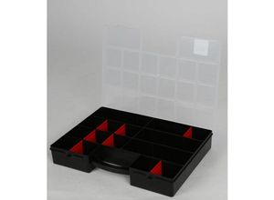 4251699867481 - Buri - 12x Organizer 22 Trennfächer Box Ordnung Aufbewahrung Büro Schublade Sortieren