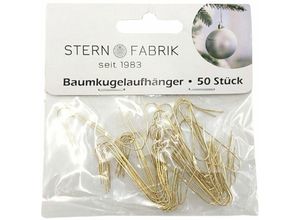 4251699874816 - Buri - Weihnachtskugelaufhänger 50er-Set Kugelhaken Schnellaufhänger Baumkugelaufhänger