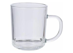 4251699876384 - Buri - 24x Kaffeebecher Glas 02L Transparent Tassen Tee Trinken Pott Geschirr Cup