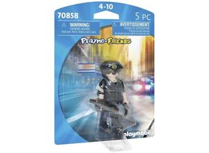 4251699882811 - Playmobil Figur Polizist Friends Set Zubehör Babys Kinder Spielzeug Spaß 70858