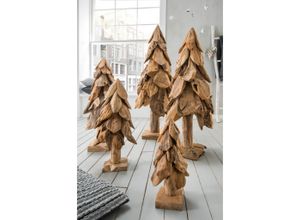 4251707111582 - Deko Weihnachtsbaum Teakholz ca 40 cm hoch