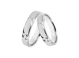 4251729801096 - Trauring Schmuck Geschenk Silber 925 Ehering Partnerring LIEBE Fingerringe Gr 48 Silber 925 (Sterlingsilber) 4 mm silberfarben mit Zirkonia (synth)