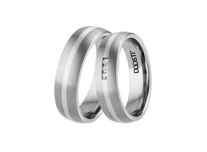 4251729891967 - Trauring Schmuck Geschenk Silber 925 Ehering Partnerring LIEBE Fingerringe Gr 52 ohne Zirkonia Titan-Silber 925 (Sterlingsilber) 6 mm silberfarben (titanfarben silberfarben) Made in Germany - wahlweise mit oder ohne Zirkonia