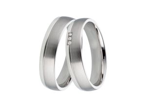 4251729897198 - Trauring Schmuck Geschenk Silber 925 Ehering Partnerring LIEBE Fingerringe Gr 54 ohne Brillanten Silber 925 (Sterlingsilber) 5 mm silberfarben Made in Germany wahlweise mit oder ohne Brillanten