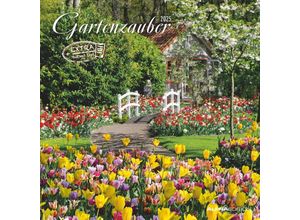 4251732340629 - Gartenzauber 2025 - Broschürenkalender 30x30 cm (30x60 geöffnet) - Kalender mit Platz für Notizen - Gardens - Bildkalender - Wandplaner - Gartenkalend