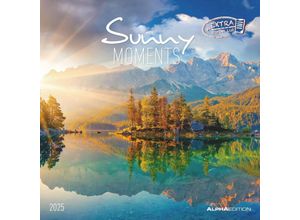 4251732340902 - Alpha Edition - Sunny Moments 2025 Broschürenkalender 30x30cm Wandkalender mit Platz für Notizen und Termine Bilder mit sonnigen Momenten Monatsü