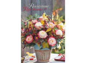 4251732340995 - Rosenträume 2025 - Bildkalender 237x34 cm - Kalender mit Platz für Notizen - mit vielen Zusatzinformationen - Rose Dreams - Wandkalender - Edit