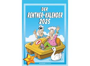 4251732341121 - Der Rentner-Kalender 2025 - Bild-Kalender 237x34 cm - mit lustigen Cartoons - Humor-Kalender - Comic - Wandkalender - mit Platz für Notizen - E