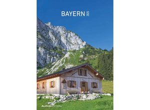 4251732341190 - Alpha Edition - Bayern 2025 Bildkalender 237x34cm Wandkalender mit Platz für Notizen und vielen Zusatzinformationen Bilder aus dem Bundesland deu