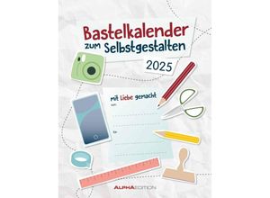 4251732341886 - Edition - Do-it Yourself weiß 2025 Wandkalender 24x31cm Bastelkalender mit Seiten aus hochwertigem Bastelkarton gestaltbares Titelblatt Feri