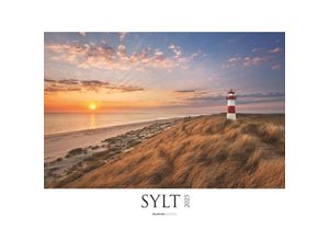 4251732342258 - Alpha Edition - Sylt 2025 Bildkalender XXL 60x50cm Kalender mit Insel-Einblicke großflächige Aufnahmen für jeden Monat Monatsübersicht und interna