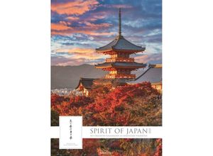 4251732342272 - Alpha Edition - Spirit of Japan 2025 Bildkalender XXL 50x70cm Kalender mit japanischen Kalligrafien großflächige Aufnahmen für jeden Monat Monatsü