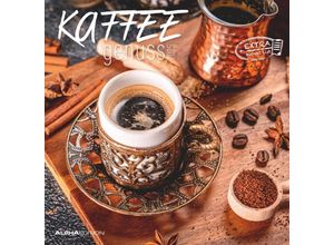 4251732343064 - Alpha Edition - Kaffeegenuss 2025 Broschürenkalender 30x30cm Wandkalender mit Platz für Notizen und Termine 12 genussvolle Kaffee-Motive Monatsübe