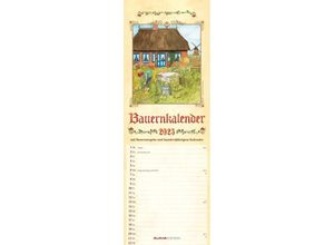 4251732343408 - Edition - Bauernkalender 2025 Streifenkalender 15x42cm Wandkalender mit 100 jährigem Kalender Bauernregeln und Ferienterminen DE AT CH mit