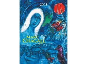 4251732344030 - Alpha Edition - Marc Chagall 2025 Bildkalender 42x56cm Kalender mit hochwertigen Kunstabbildungen für jeden Monat 5-Farbdruck internationales Kale