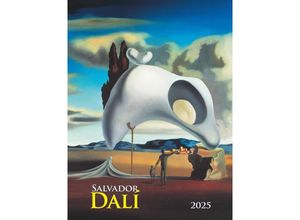 4251732344054 - Alpha Edition - Salvador Dali 2025 Bildkalender 42x56cm Kalender mit hochwertigen Kunstabbildungen für jeden Monat internationales Kalendarium Wer