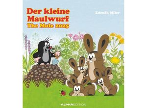 4251732344450 - Edition - Der kleine Maulwurf 2025 Postkartenkalender 16x17cm Kalender mit schönen Illustrationen von Zdenek Miler Postkarten zum Heraustrenn