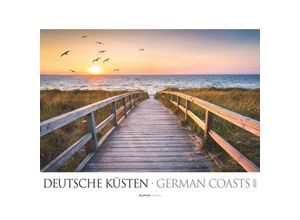 4251732344467 - Edition - Deutsche Küsten 2025 Bildkalender 60x50cm Wandkalender mit großflächigen Aufnahmen für jeden Monat Kalenderwochen und international