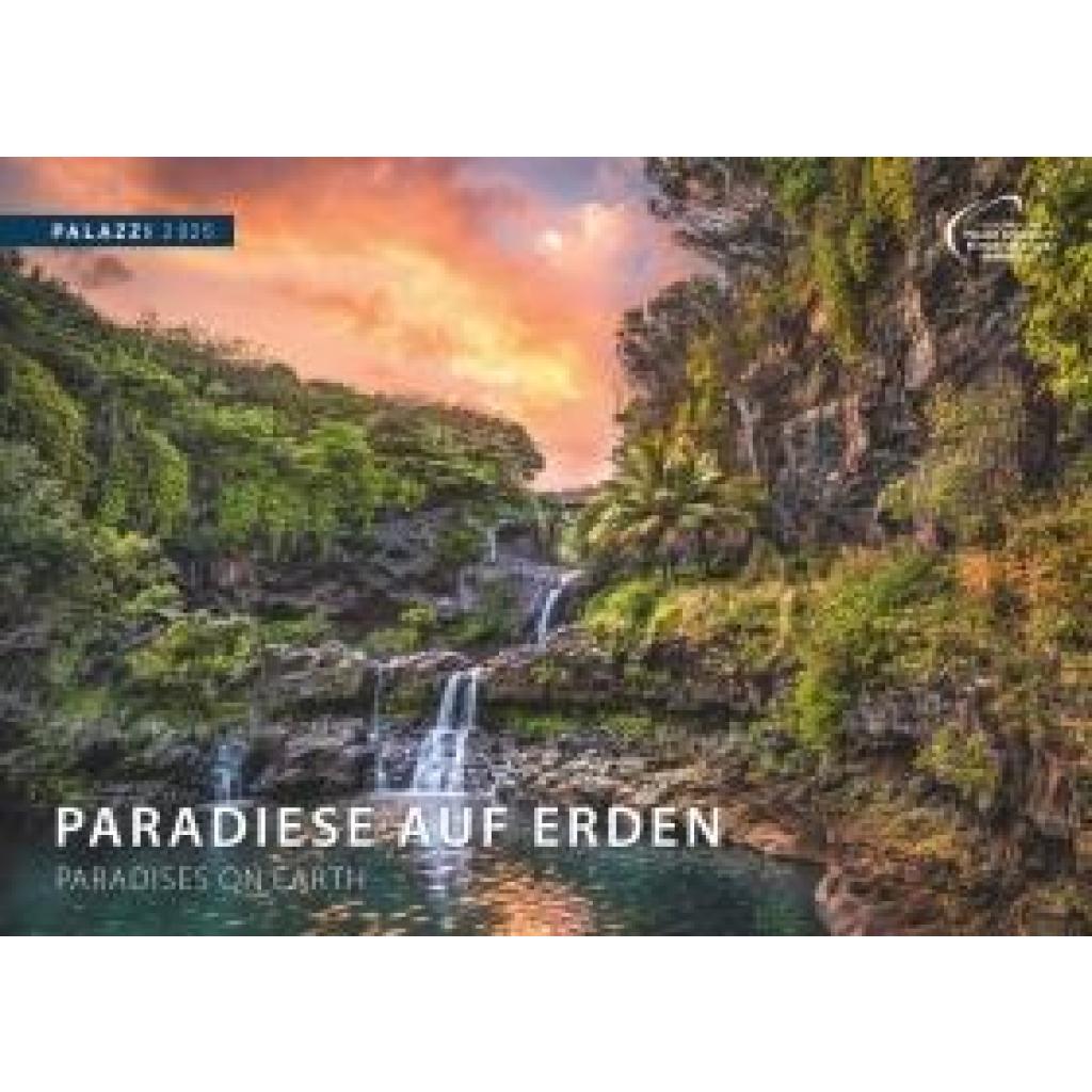 4251734300706 - PALAZZI - Paradiese auf Erden 2025 Wandkalender 70x50cm Posterkalender mit brillanten Aufnahmen von Natur & Landschaft hochwertige Panoramaaufnahmen internationales Kalendarium