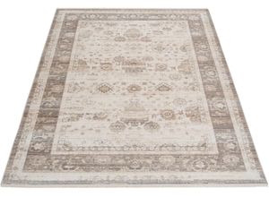 4251735600201 - Teppich HOME AFFAIRE Merle Teppiche Gr B L 120 cm x 170 cm 5 mm 1 St beige Fransenteppich Esszimmerteppiche Mit Fransen Wohnzimmer