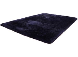 4251735614062 - Hochflor-Teppich CALO-DELUXE Giora 200 Teppiche Gr B L 120 cm x 170 cm 80 mm 1 St blau Esszimmerteppiche besonders weich durch Microfaser Wohnzimmer