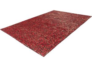 4251735618442 - Fellteppich CALO-DELUXE Vezzana 615 Teppiche Gr B L 80 cm x 150 cm 5 mm 1 St rot Esszimmerteppiche echtes Rinderfell Wohnzimmer