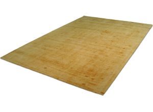 4251735623682 - Teppich CALO-DELUXE Viteox 200 Teppiche Gr B L 80 cm x 150 cm 13 mm 1 St gelb Esszimmerteppiche Viskose Kurzflor Wohnzimmer