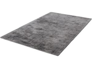 4251735623729 - Teppich CALO-DELUXE Viteox 200 Teppiche Gr B L 80 cm x 150 cm 13 mm 1 St grau Esszimmerteppiche Viskose Kurzflor Wohnzimmer