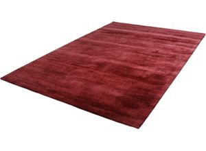 4251735623842 - Teppich CALO-DELUXE Viteox 200 Teppiche Gr B L 80 cm x 150 cm 13 mm 1 St rot (rot violett) Esszimmerteppiche Viskose Kurzflor Wohnzimmer