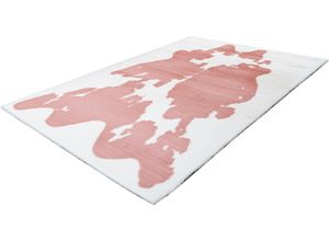 4251735629004 - Hochflor-Teppich CALO-DELUXE Vogesen 500 Teppiche Gr B L 120 cm x 160 cm 30 mm 1 St rosa (rosa weiß) Esszimmerteppiche weiche Haptik Wohnzimmer