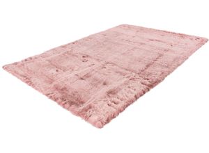 4251735656765 - Hochflor-Teppich CALO-DELUXE Emica-1000 Teppiche Gr B L 120 cm x 170 cm 52 mm 1 St rosa Esszimmerteppiche Kunstfell Wohnzimmer