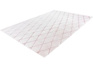 4251735657199 - Teppich CALO-DELUXE Jardan-2000 Teppiche Gr B L 160 cm x 230 cm 20 mm 1 St rosa (rosé weiß) Esszimmerteppiche