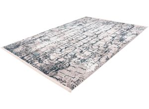 4251735657410 - Teppich HOME AFFAIRE Anton Teppiche Gr B L 120 cm x 180 cm 12 mm 1 St grau (grau blau) Esszimmerteppiche Vintage-Design Wohnzimmer