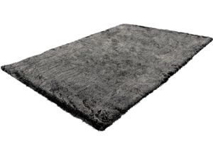 4251735660427 - Hochflor-Teppich Aysu Teppiche Gr B L 80 cm x 150 cm 52 mm 1 St grau (anthrazit) Esszimmerteppiche einfarbiger Teppich besonders weich und kuschelig