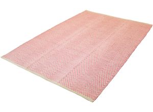 4251735664081 - Teppich HOME AFFAIRE Linus Teppiche Gr B L 120 cm x 170 cm 7 mm 1 St pink Baumwollteppiche Wohnzimmer