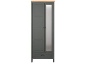 4251737625301 - Ebuy24 - Stanton Kleiderschrank grün Eiche dekor