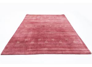 4251740860294 - Wollteppich MORGENLAND Loribaft Teppich handgewebt rot Teppiche Gr B L 170 cm x 240 cm 14 mm 408 m² 1 St rot Schurwollteppiche Kurzflor