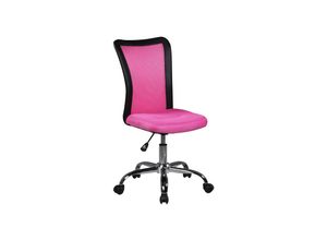 4251745757902 - Kinderdrehstuhl Schreibtisch ergonomisch Netz höhenverstellbar bis 30 kg in Pink Schwarz Blau Schwarz