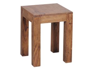 4251745759197 - Massivholz-Tisch NAKO Handgefertigt 45x40x45 cm Sheeshamholz 50kg Belastbarkeit